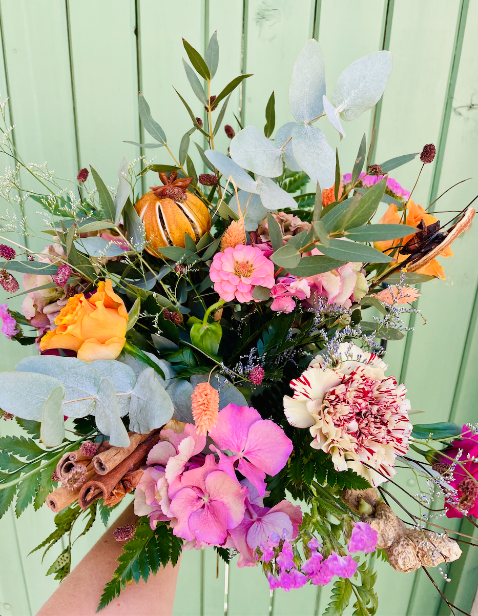 bouquet d'automne pom violette gex