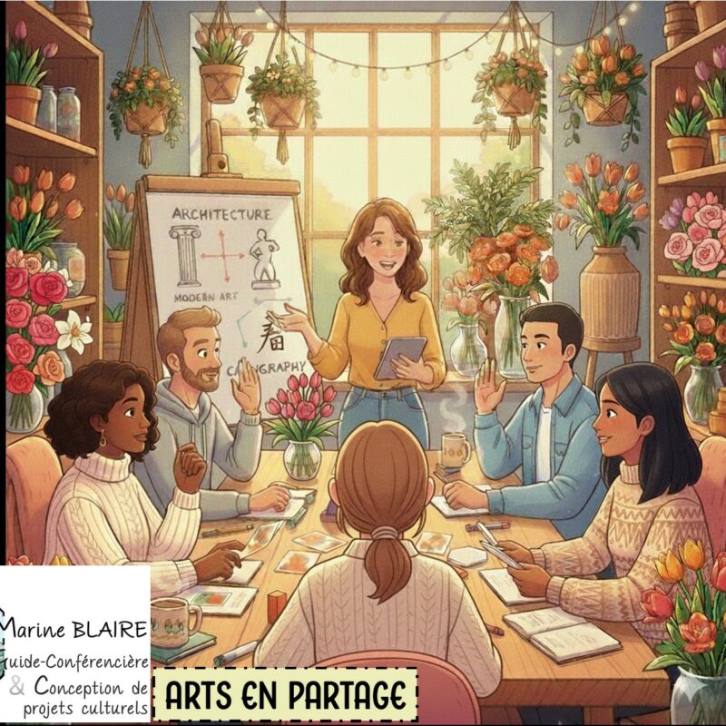 Arts en partage chez Pom Violette