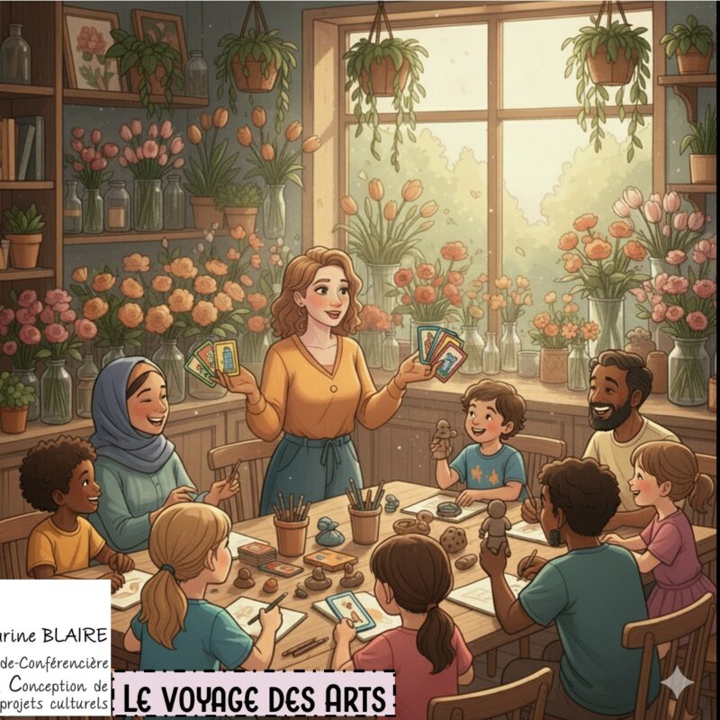 Voyage des arts chez Pom Violette