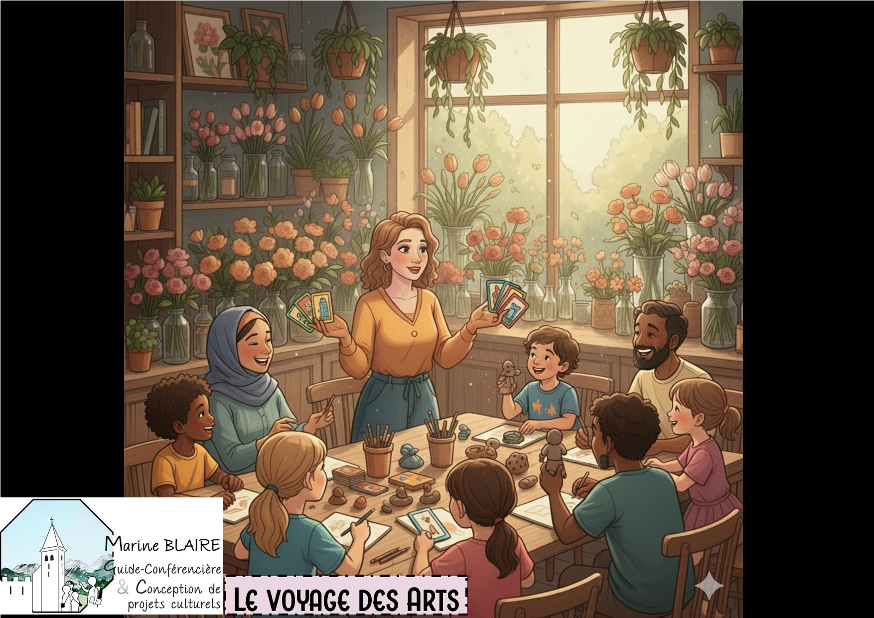 Voyage des arts chez Pom Violette