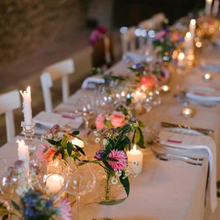 Table fleurie par Pom'Violette